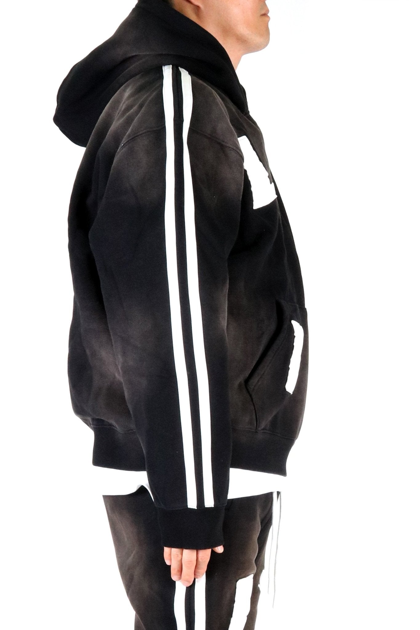 PEBBLE Heavy weight brushed vintage washing pullover hoodie