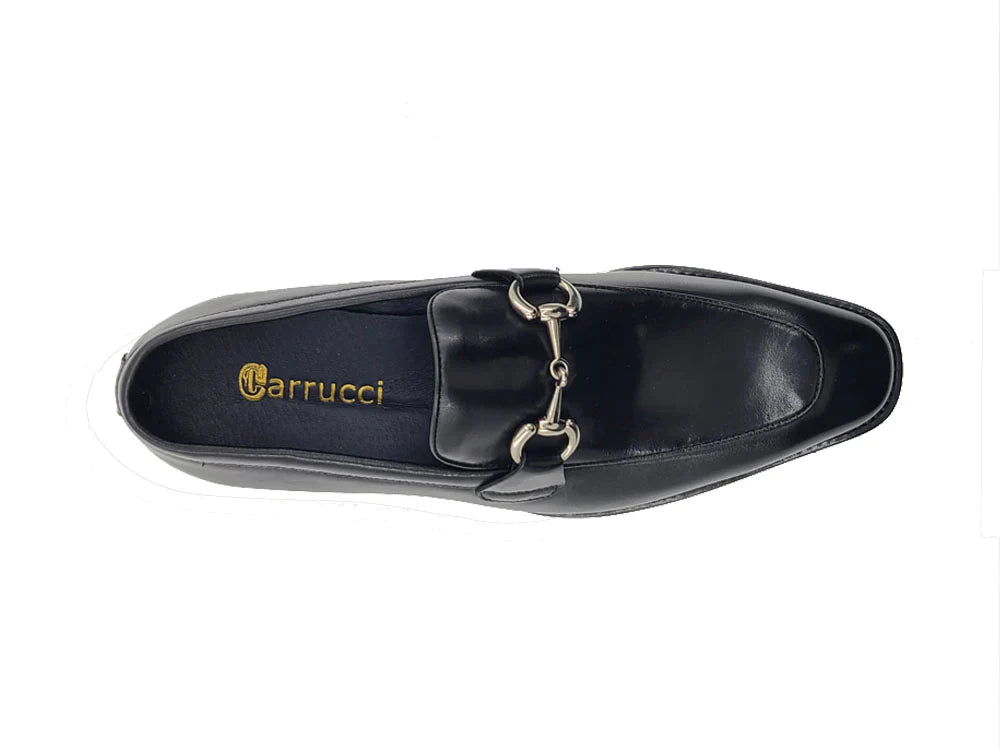 Burnished Calfskin bit loafer