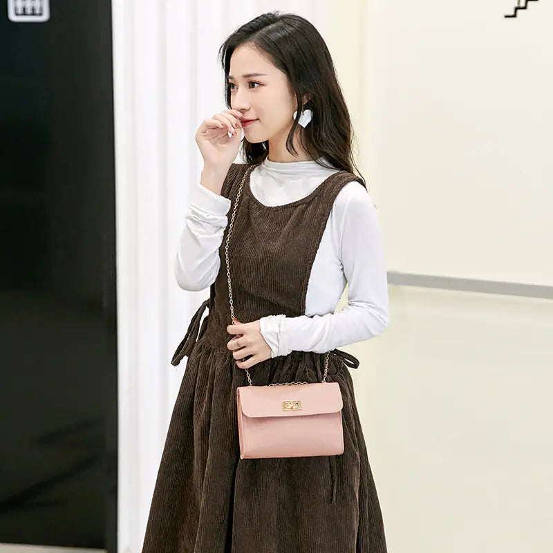 Bolso de hombro con cadena para mujer de moda