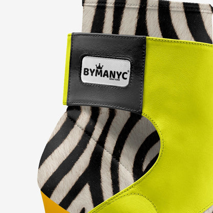 Limited Edition Vegan Stiletto Boots BYMANYC ® New York Futurista Noir