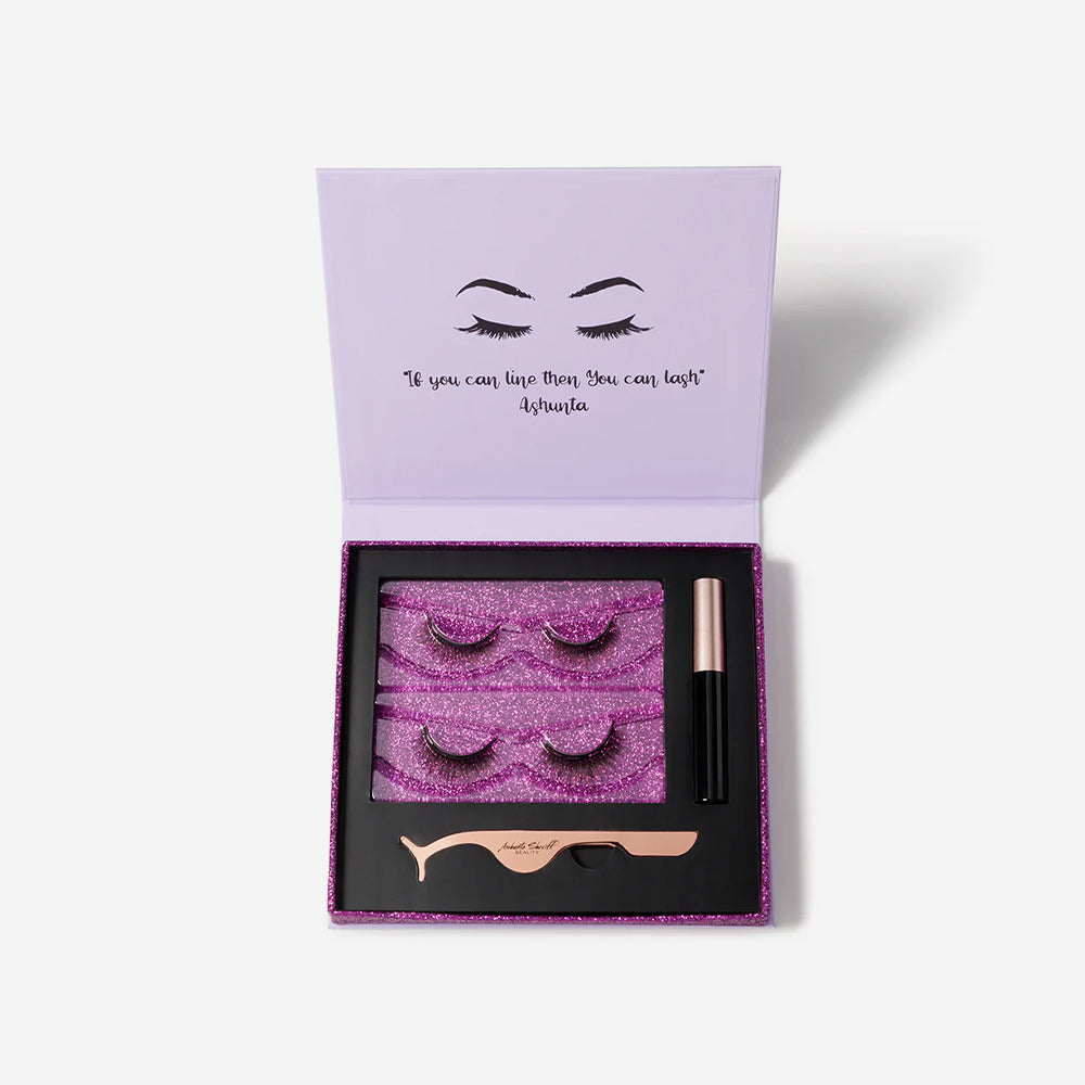 Set de pestañas de lujo MagnetiEYES™ Foxy Browns de Ashunta Sheriff Beauty