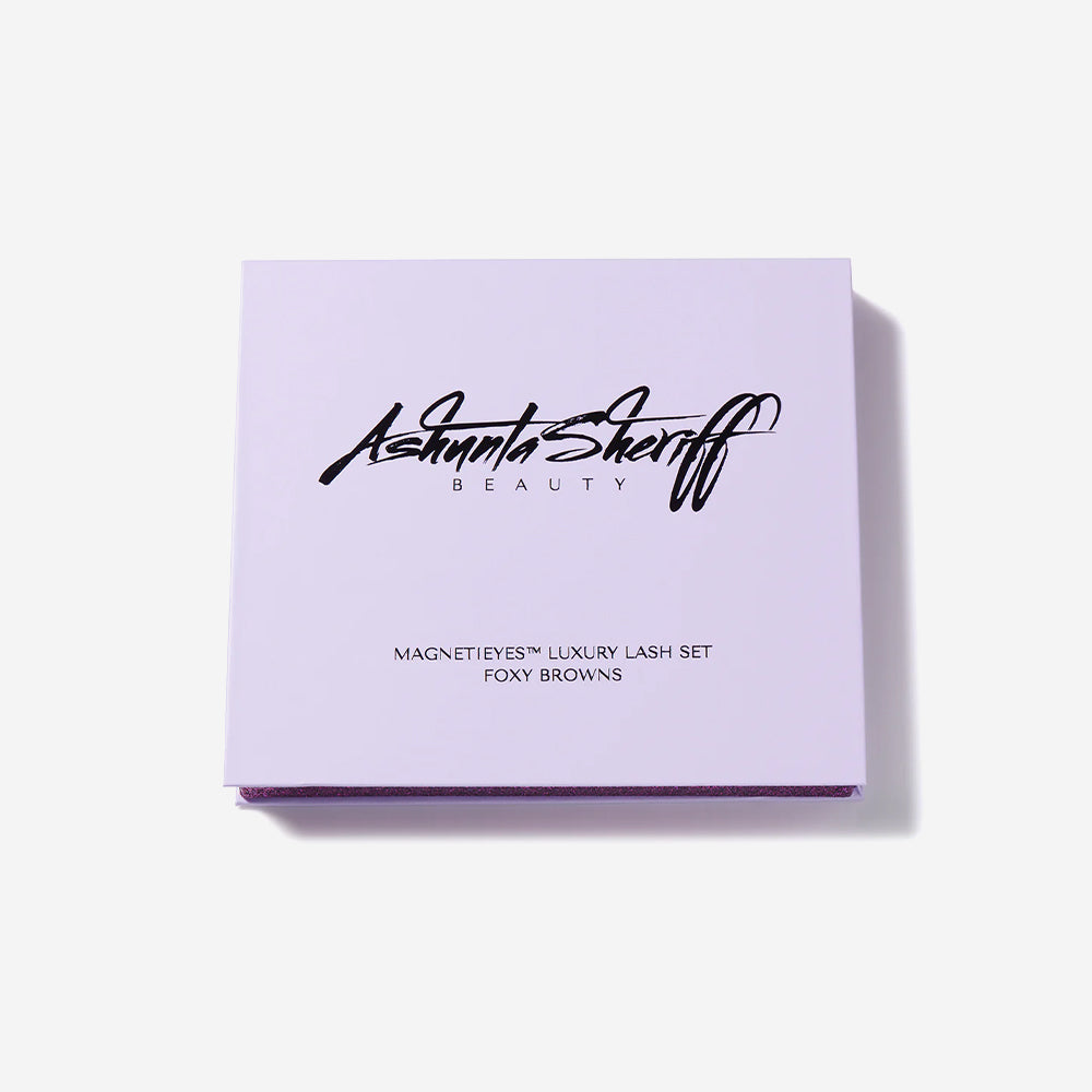 Set de pestañas de lujo MagnetiEYES™ Foxy Browns de Ashunta Sheriff Beauty