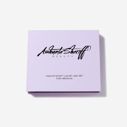 Set de pestañas de lujo MagnetiEYES™ Foxy Browns de Ashunta Sheriff Beauty