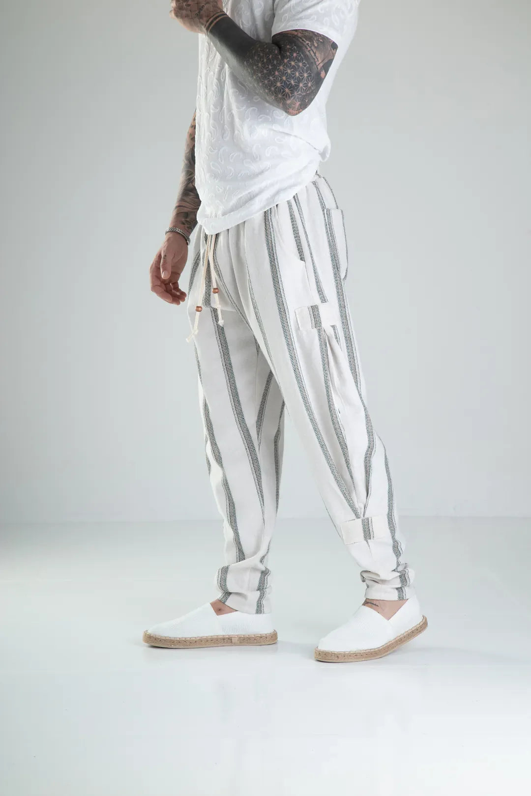 有機棉慢跑褲 – 深灰色