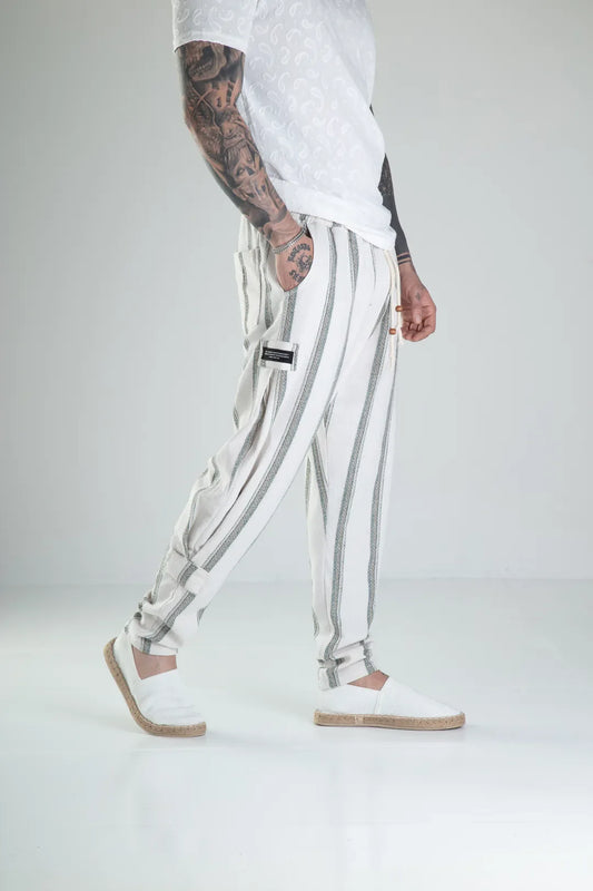 Pantalones deportivos de algodón orgánico – Gris oscuro