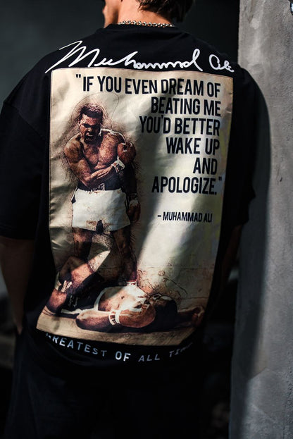 Muhammad Ali Graphic Cotton T-Shirt – Greatest of All Time