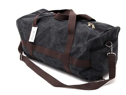 Canvas Travel Bag, Large Capacity Sports Tote for Men