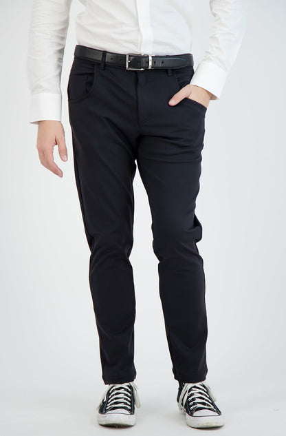 NEW & UPDATED Super - Stretch Men's Chinos //Casual// Black - Performance Collection
