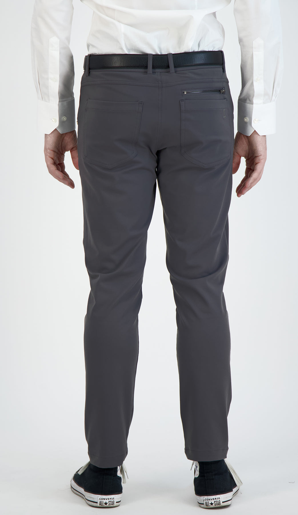 NEW & UPDATED Super - Stretch Men's Chinos //Casual// Dark Charcoal - Performance Collection