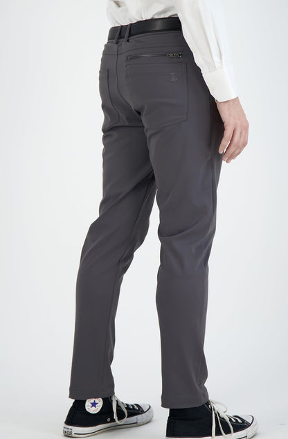 NEW & UPDATED Super - Stretch Men's Chinos //Casual// Dark Charcoal - Performance Collection