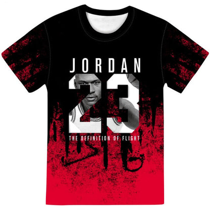 Jordan 23 3D T Shirts Camouflage O-neck Fashion Printed