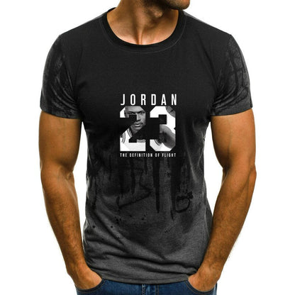 Jordan 23 3D T Shirts Camouflage O-neck Fashion Printed