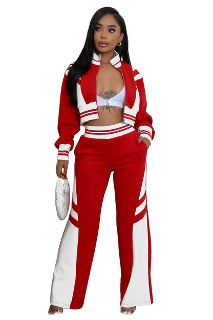 CONJUNTO DE PANTALÓN CASUAL DE DOS PIEZAS PARA MUJER