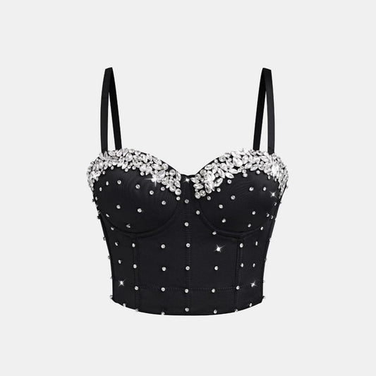 Wear Camisole Sexy Boning Corset Corset Heavy Industry Rhinestone Beaded Stage Costume