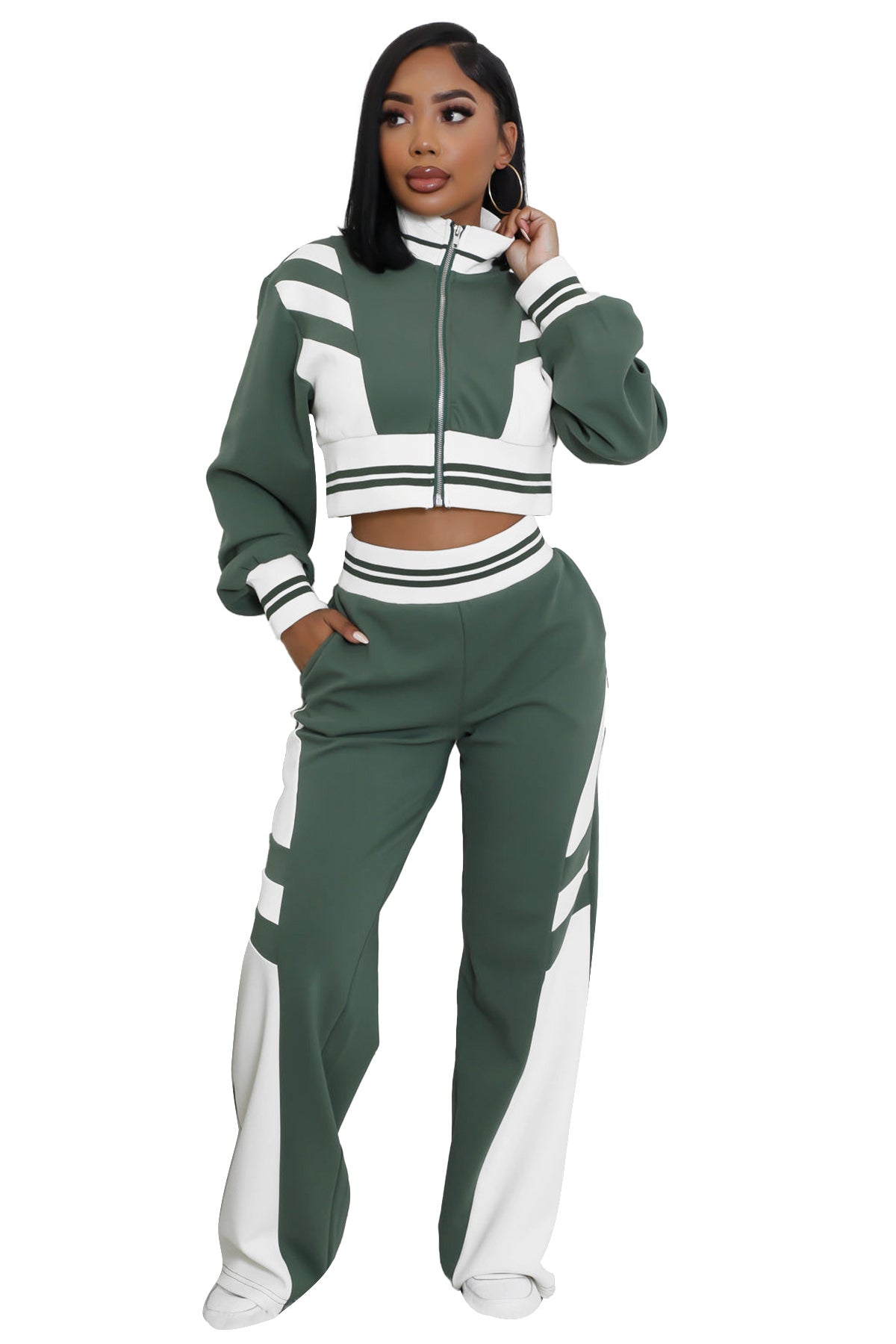 CONJUNTO DE PANTALÓN CASUAL DE DOS PIEZAS PARA MUJER