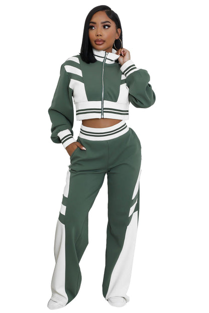 CONJUNTO DE PANTALÓN CASUAL DE DOS PIEZAS PARA MUJER