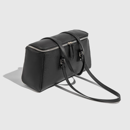 復古百搭大容量手提包寬鬆高感工作通勤大方形單肩包