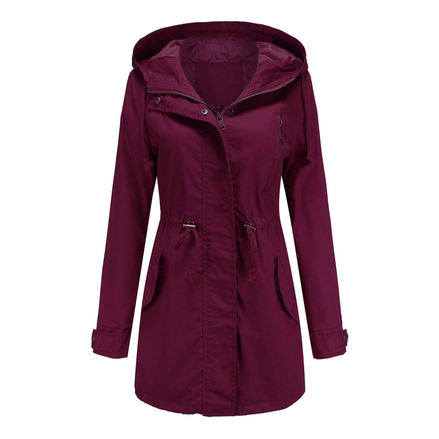 Cotton Women Spring Autumn Coat Loose Solid Color Clothing Women Clothing