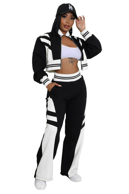 CONJUNTO DE PANTALÓN CASUAL DE DOS PIEZAS PARA MUJER