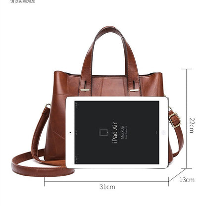 Handbag Patchwork Bag Women Special Interest Design High Grade Tote Bag Large Capacity Office Women Bag Crossbody