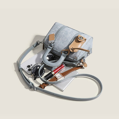 南奇奧2nd鉑金藍海域枕頭包女士手提包單肩斜挎包