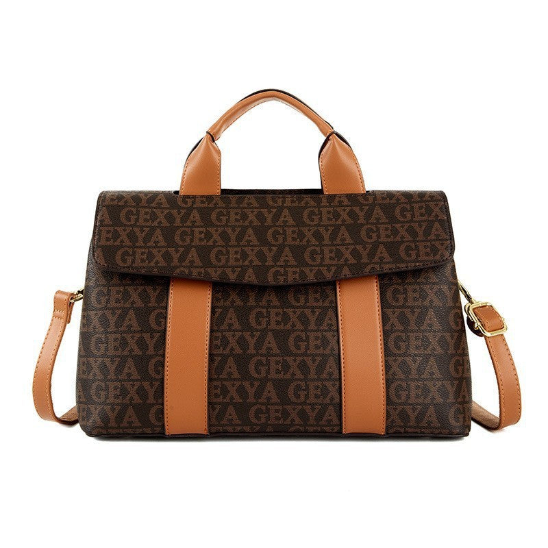 Women Handbag Embossing Boston Bags Large Capacity Work Office Bag Women Shoulder Crossbody