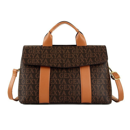 Women Handbag Embossing Boston Bags Large Capacity Work Office Bag Women Shoulder Crossbody
