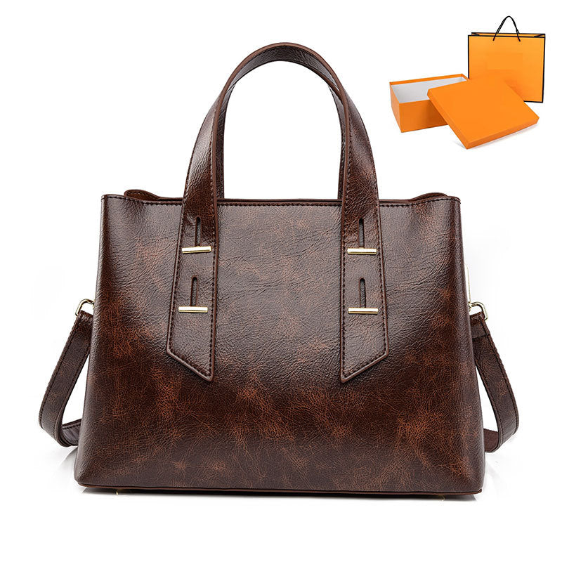 Women Bag Tote Bag Simple Large Capacity Women Cross Body Bag High Grade Soft Leather Handbag