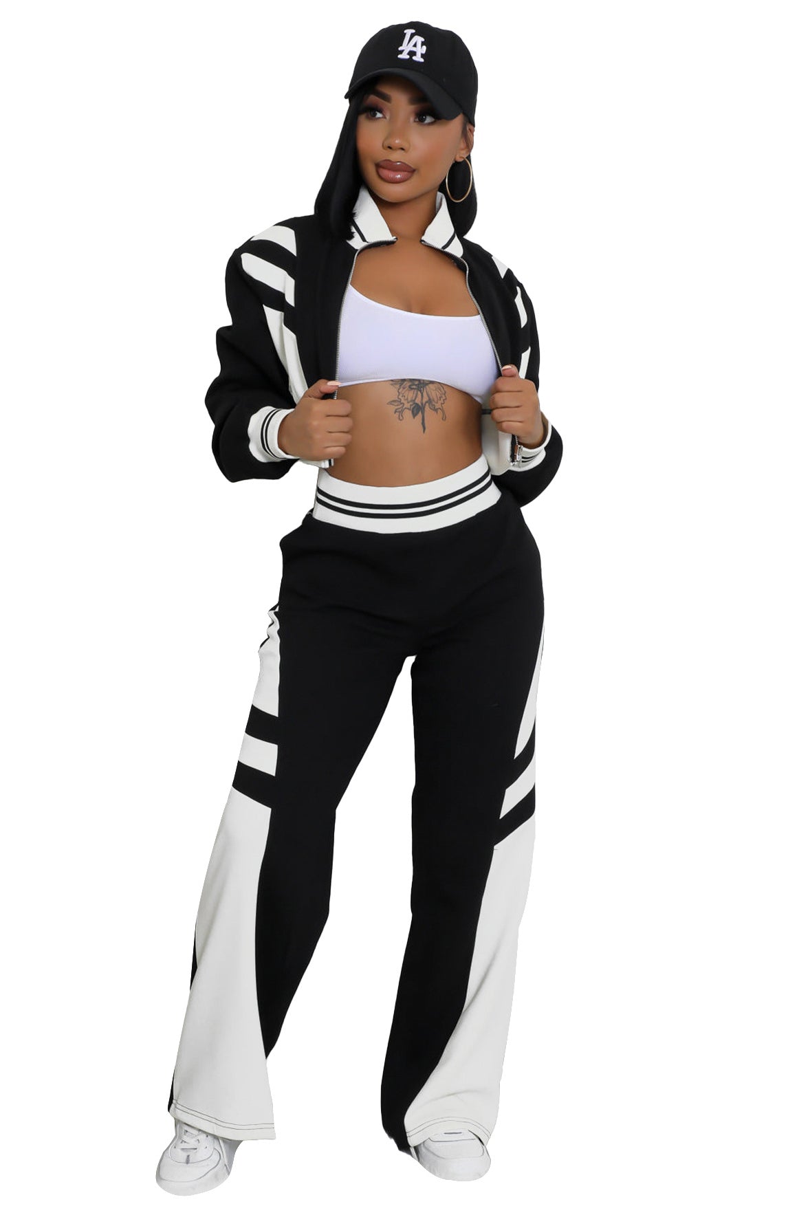 CONJUNTO DE PANTALÓN CASUAL DE DOS PIEZAS PARA MUJER