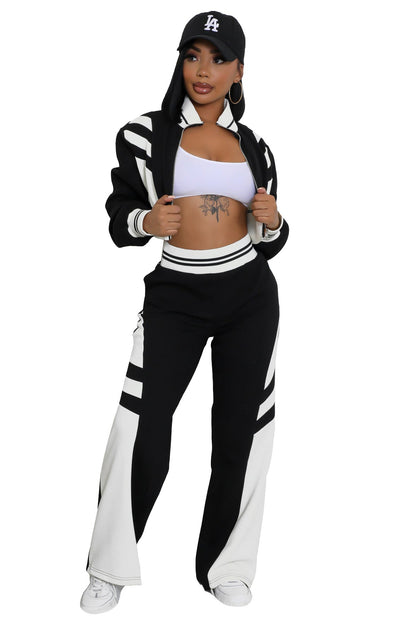 CONJUNTO DE PANTALÓN CASUAL DE DOS PIEZAS PARA MUJER