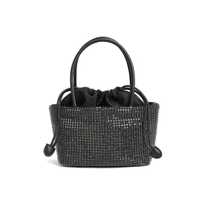 Bolso de mujer, bolso de invierno de alta calidad, bolso de mano con cadena y diamantes incrustados, bolso cruzado. 