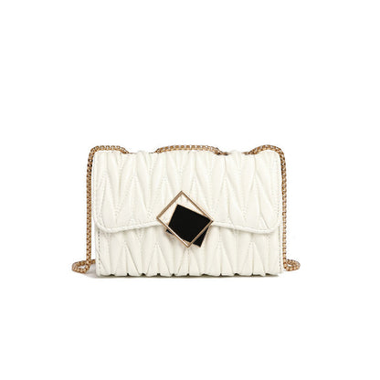 Bolso pequeño para mujer, estilo urbano, con cadena, bandolera de hombro, para verano, ideal para ir de compras o para cosméticos. 