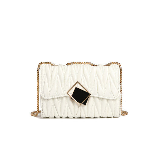 Bolso pequeño para mujer, estilo urbano, con cadena, bandolera de hombro, para verano, ideal para ir de compras o para cosméticos. 