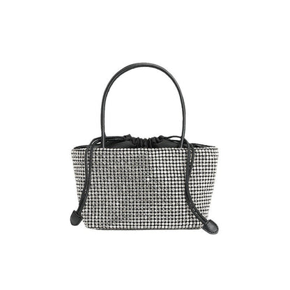 Bolso de mujer, bolso de invierno de alta calidad, bolso de mano con cadena y diamantes incrustados, bolso cruzado. 