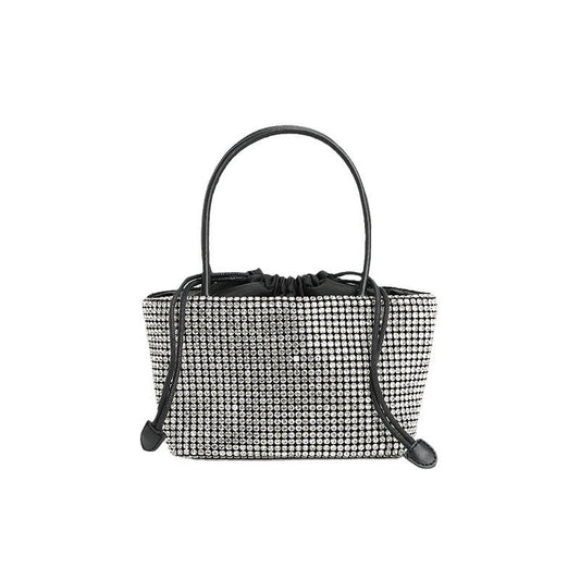 Bolso de mujer, bolso de invierno de alta calidad, bolso de mano con cadena y diamantes incrustados, bolso cruzado. 
