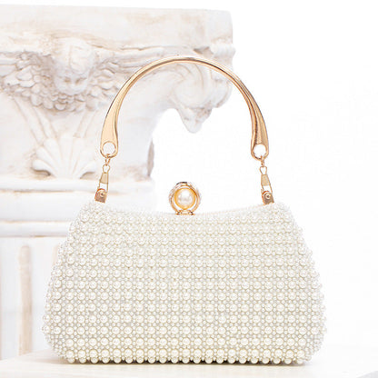 Bolso de perlas elegante y moderno para vestido de alta sociedad, bolso de mano para cena o fiesta, bolso cruzado, bolso de cena 