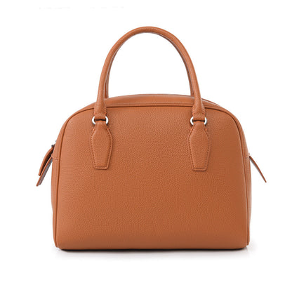 Handbag Simple Large Capacity Briefcase Autumn Winter Retro Bowling Bag Women Office Tote