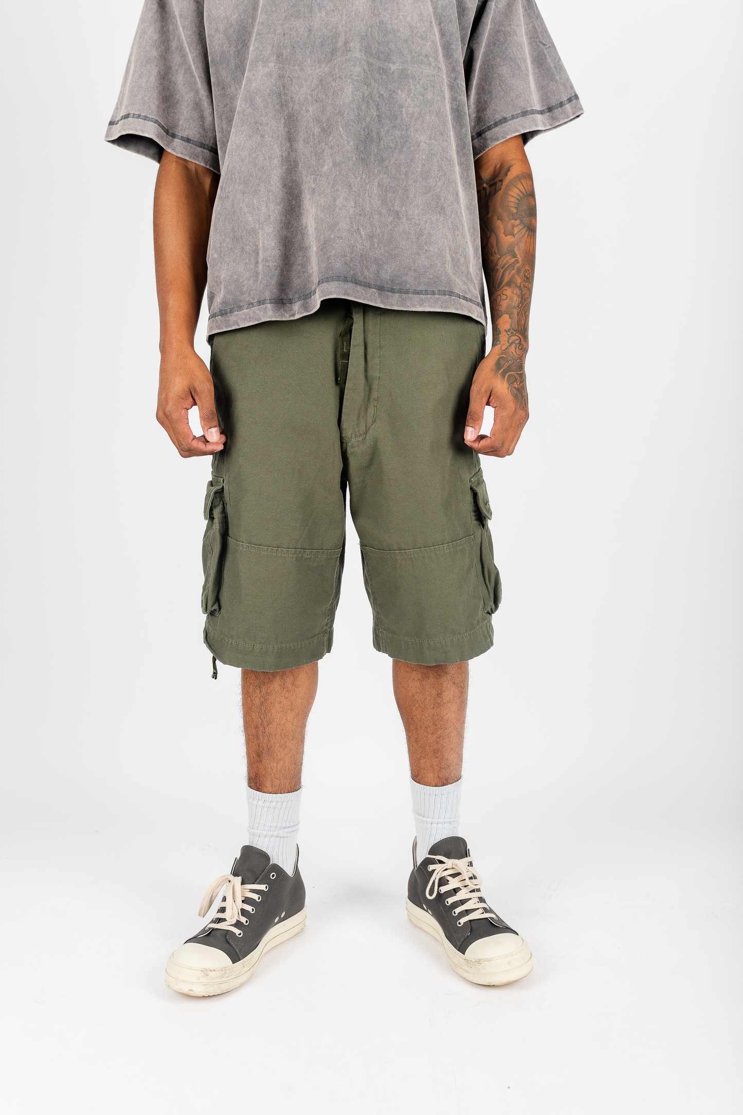 Vintage Utility Cargo Shorts