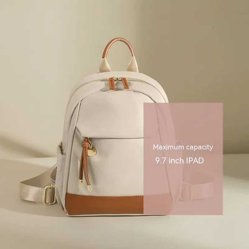 Bolso tote de tela Oxford con doble hombro para mujer