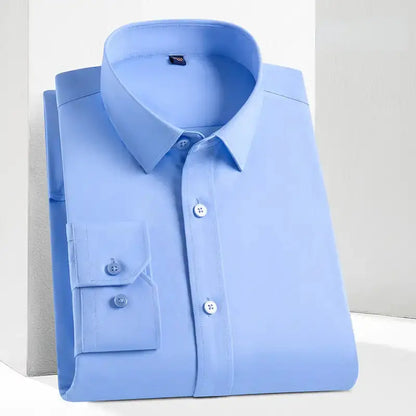 防油污防水疏水男士短袖商務白襯衫