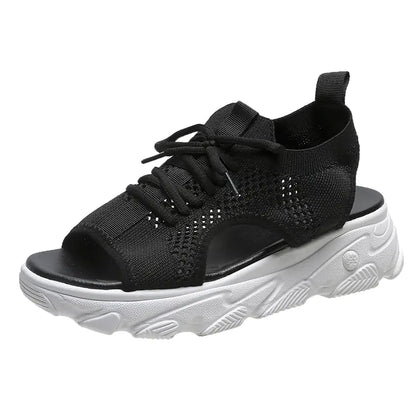 Women's Casual Flat Hollow Thick Bottom Beach Sandals