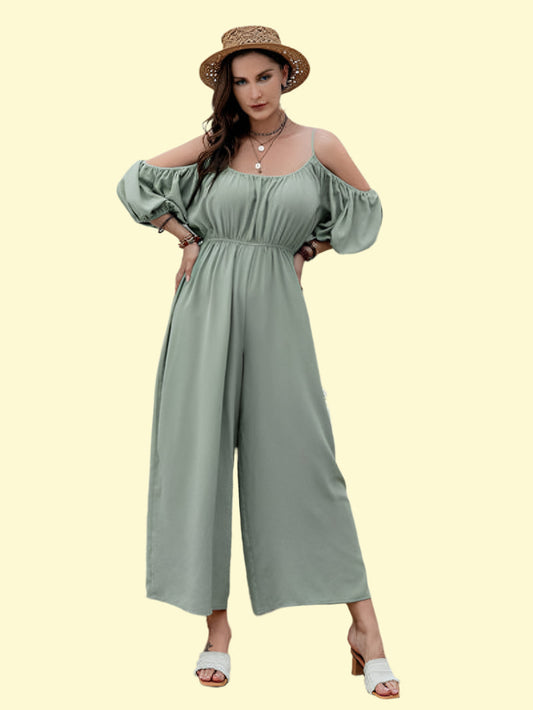 WestCloset Strappy Temptation Wide Leg Jumpsuit