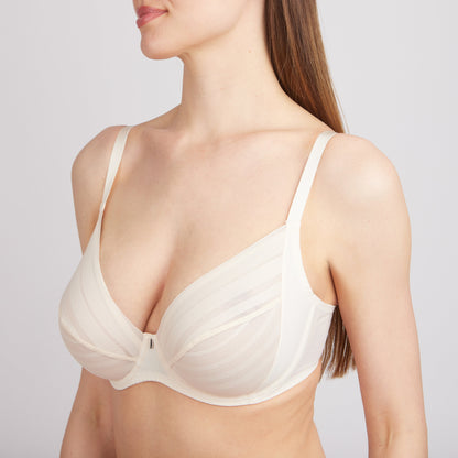 Bra Milavitsa 127630 - Elastic Lace, Side Shaping, Sport-Chic, Invisible Edge