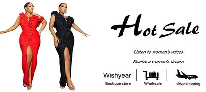 Bodycon sin mangas con hombros descubiertos y borde de orejas de madera con volantes