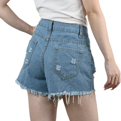 3條女款高腰牛仔短褲