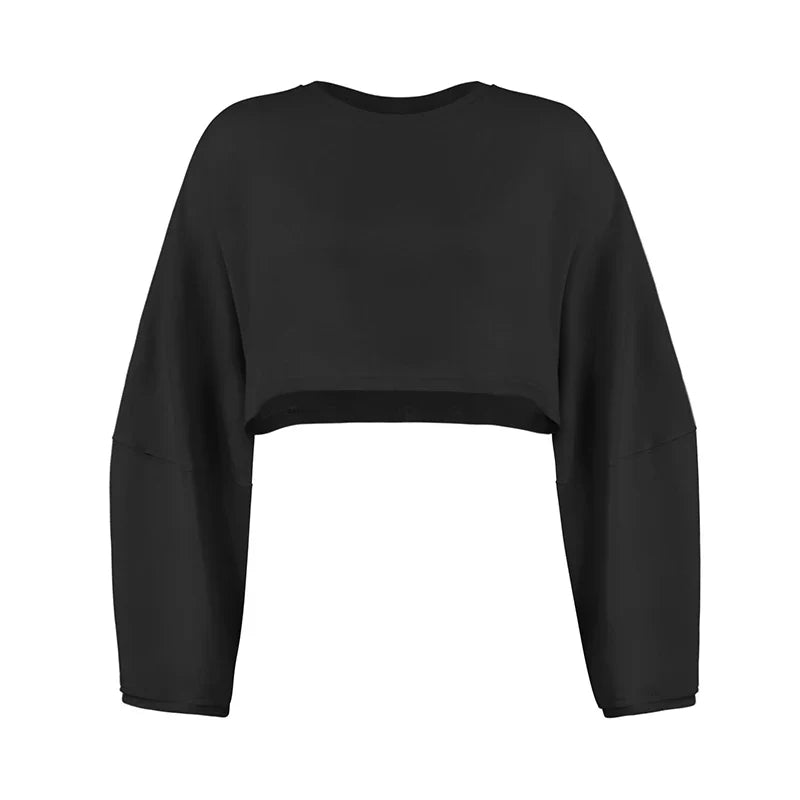 FlexiFit Women's Long Sleeve Sports Crop Top