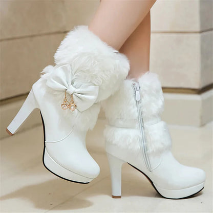 High Heel Winter Boots