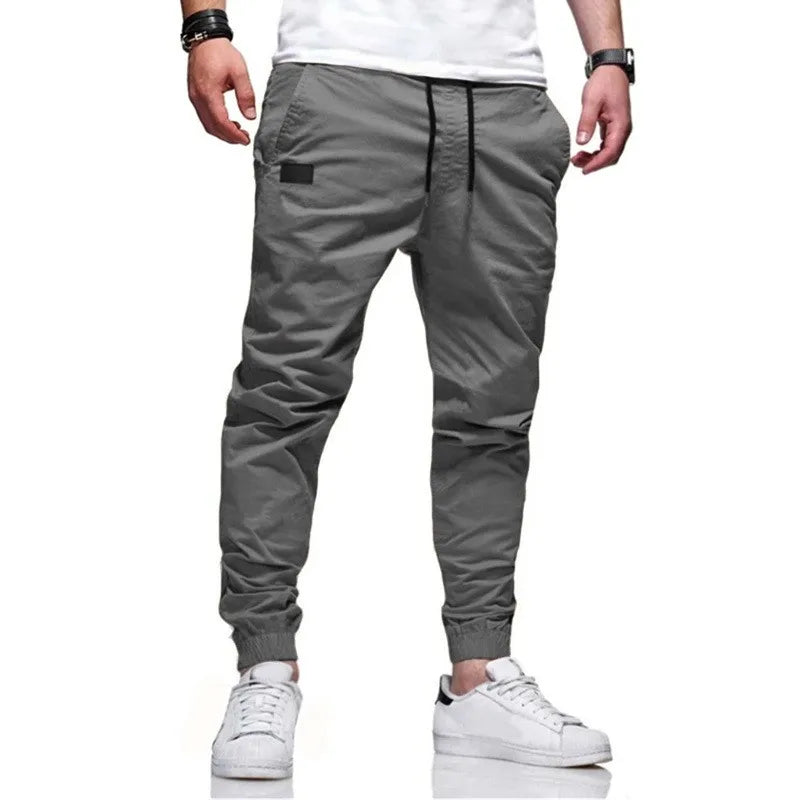 Pantalones deportivos casuales para hombre, pantalones deportivos tipo jogger cargo tipo harén, pantalones pitillo.