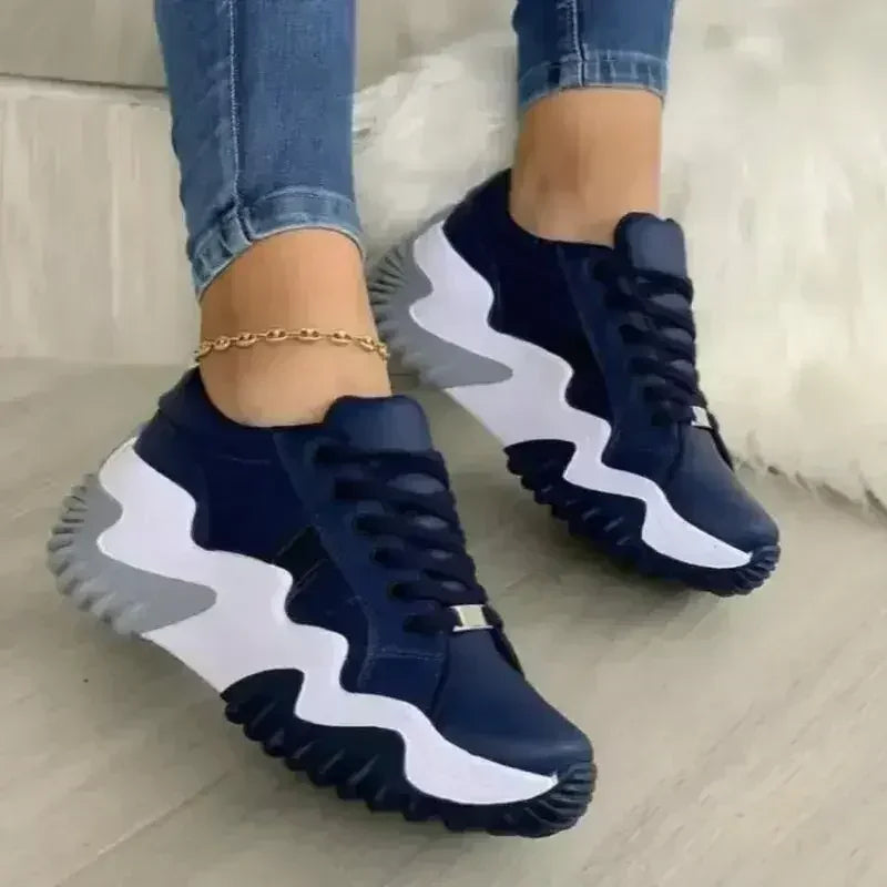 Zapatillas vulcanizadas con plataforma - Zapatos transpirables | Femstylo 