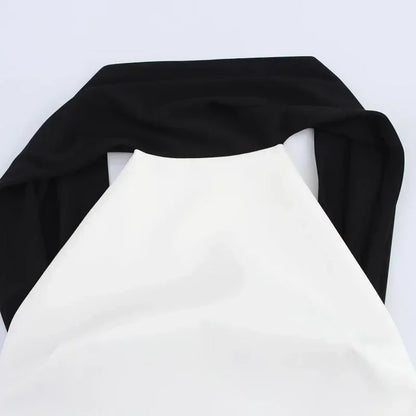 女士露肩吊帶優雅派對禮服